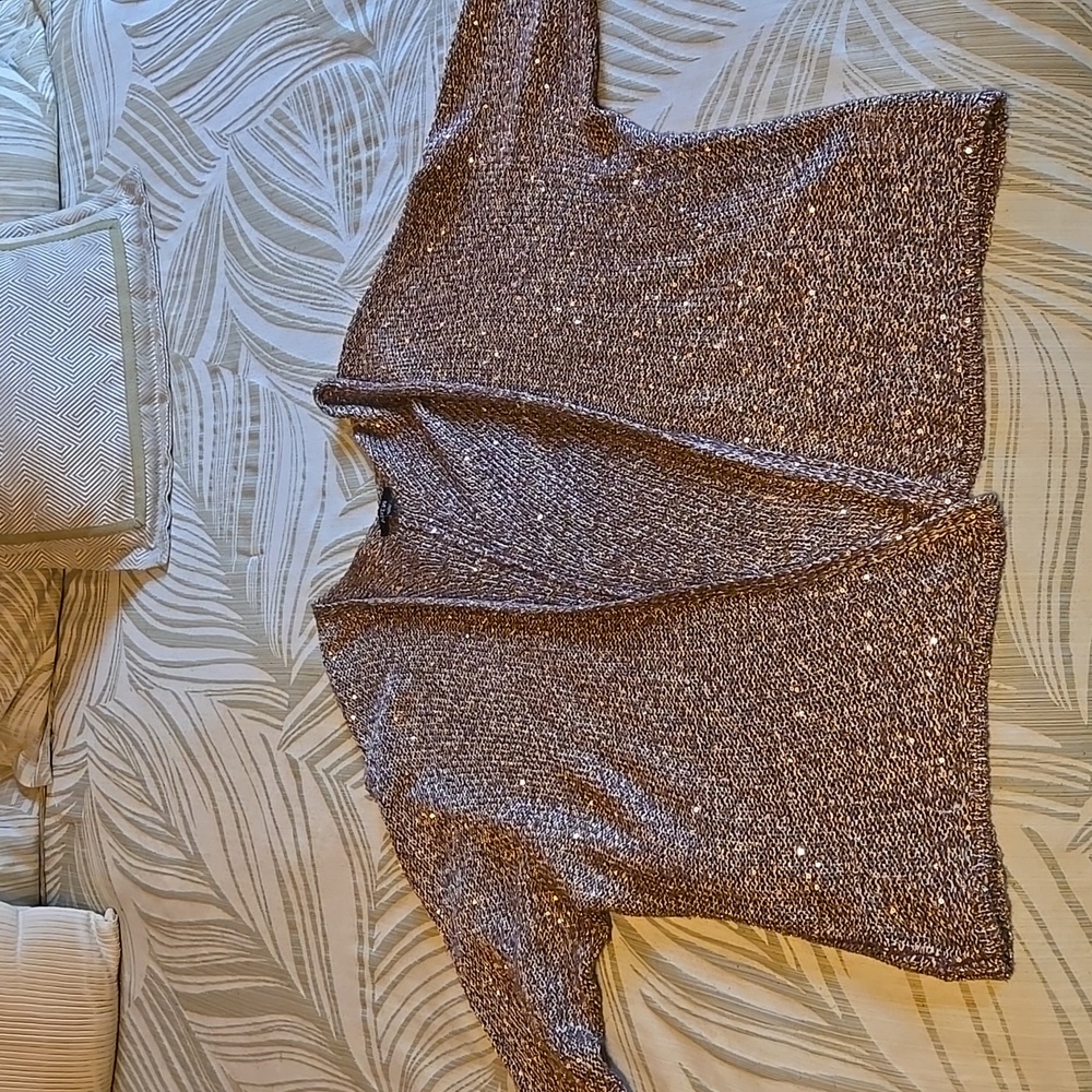 Apt 9 Sparkle Cardigan Size XL
